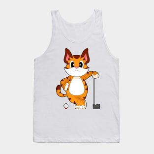Tiger Golf Golf racket Tank Top